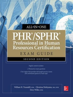 cover image of PHR/SPHR Professional in Human Resources Certification All-in-One Exam Guide